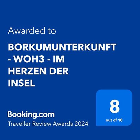 Borkumunterkunft - Woh3 - Im Herzen Der Insel Kültér fotó